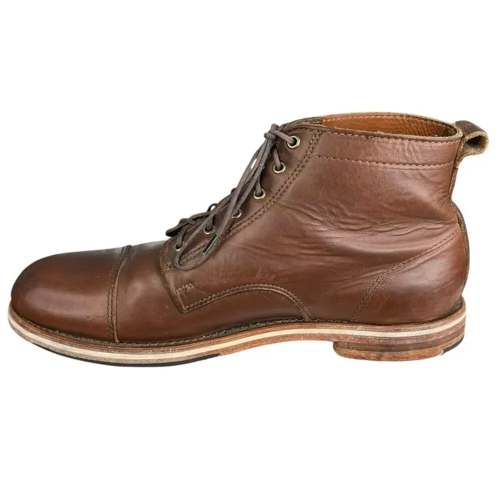Helm Men’s Zind Brown Leather Chukka Boot Size US 12 D